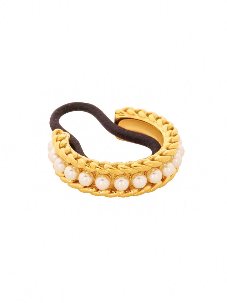 Pearl Braid Hair Cuff Tie : MJ513