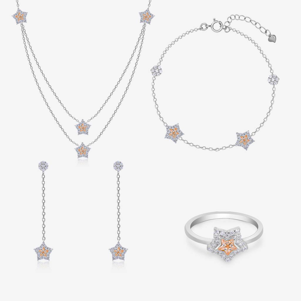 Stellar Star Jewellery Set : MJS34
