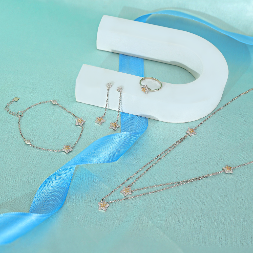 Stellar Star Jewellery Set : MJS34