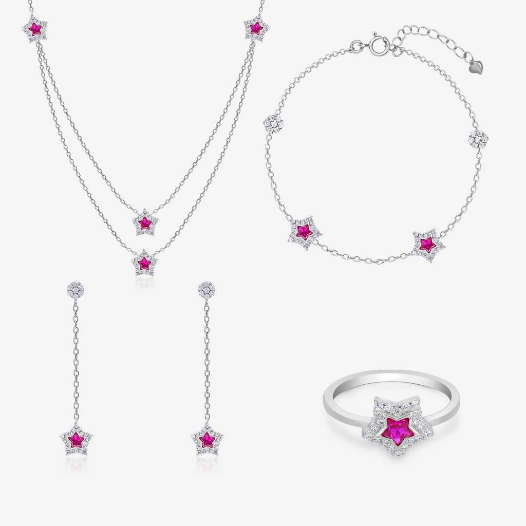 Stellar Star Jewellery Set : MJS36