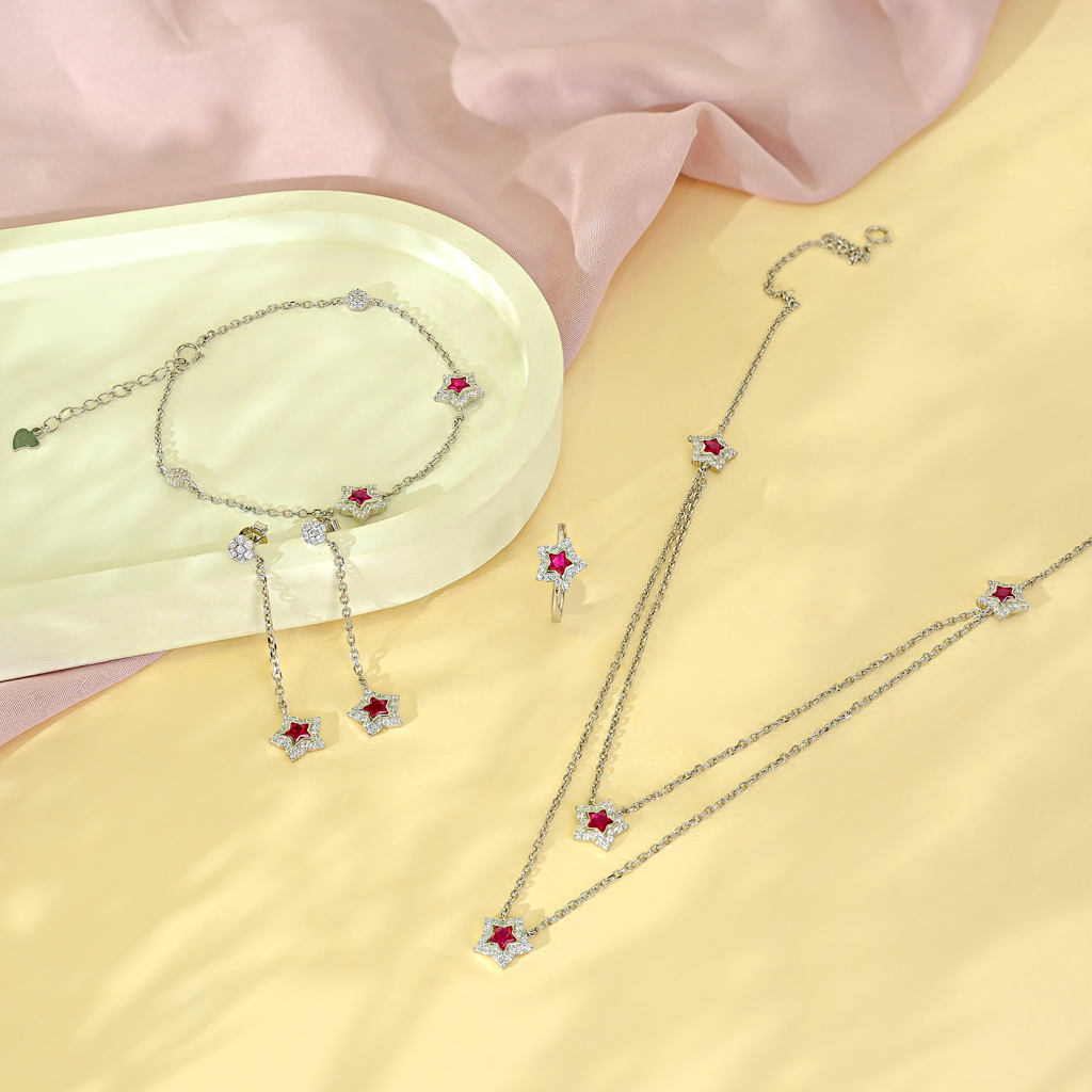 Stellar Star Jewellery Set : MJS36