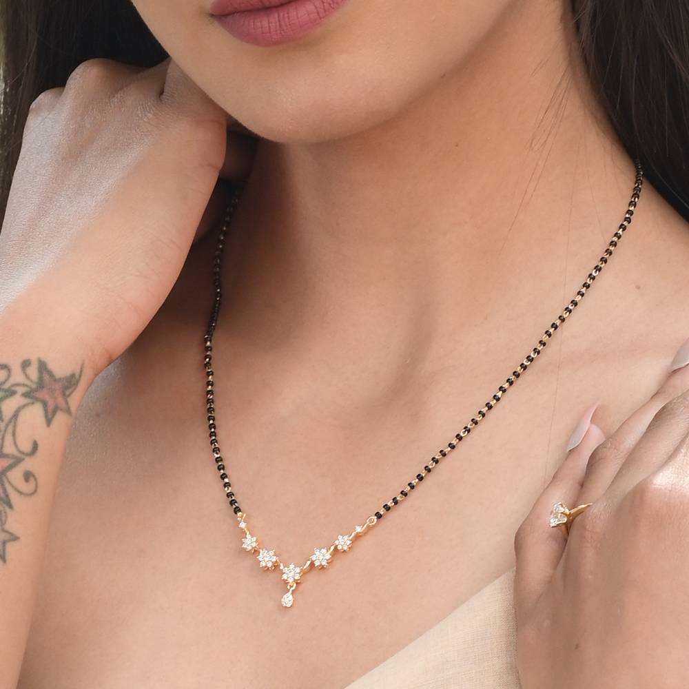 Blossom Mangalsutra | 18K Gold Vermeil : MN027