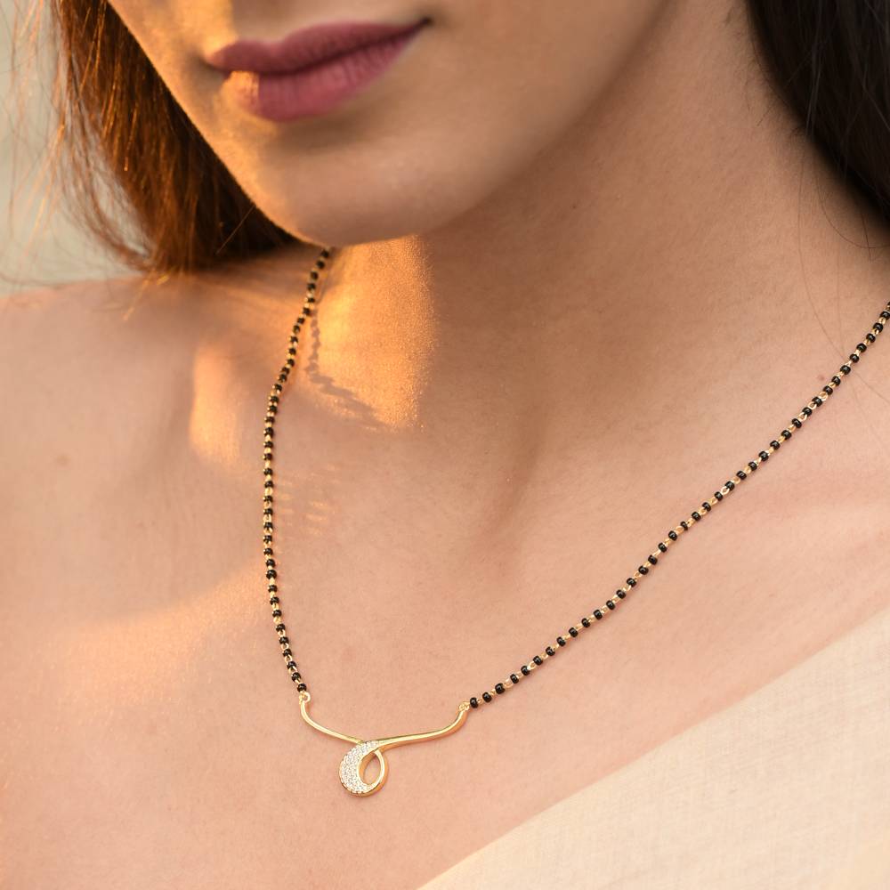 Radiant Harmony Mangalsutra | 18K Gold Vermeil : MN029