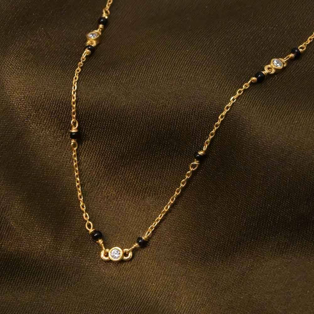 Shakti Diamond Chain Mangalsutra : MN046