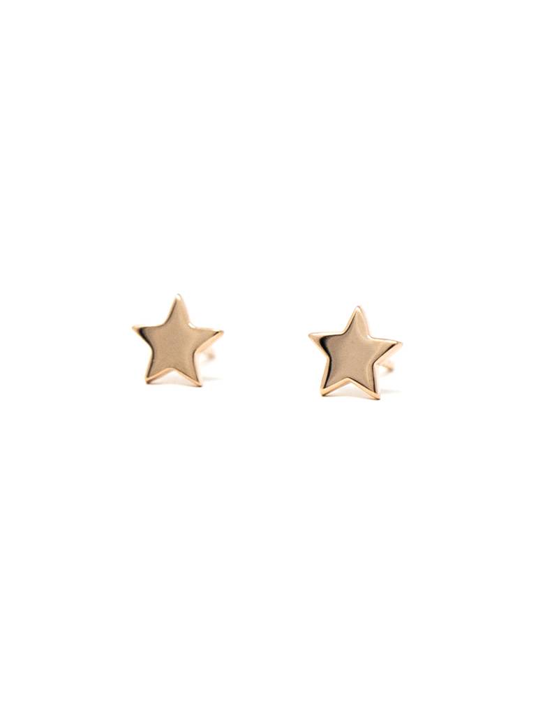 Stellar Rose gold and diamante earrings 71806 main image 1