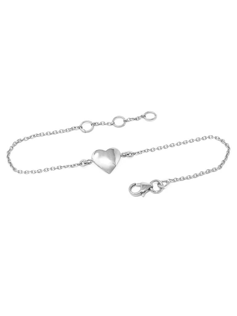 Just A Little Heart Sterling Silver Chain Bracelet : MPSBC364D799