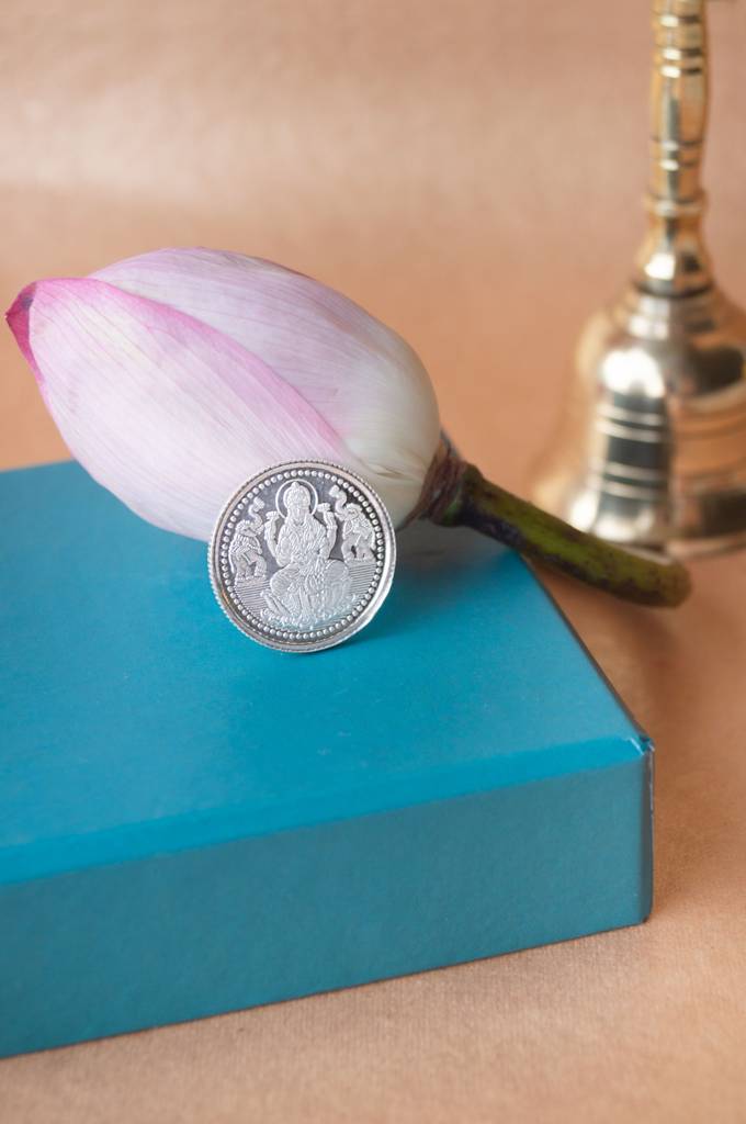 Lakshmi 999 Purity Silver 5G Coin : MPSCL894D2229