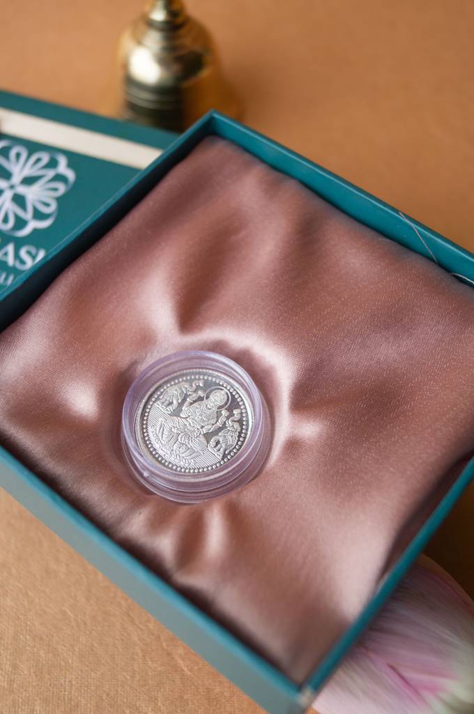 Lakshmi 999 Purity Silver 5G Coin : MPSCL894D2229