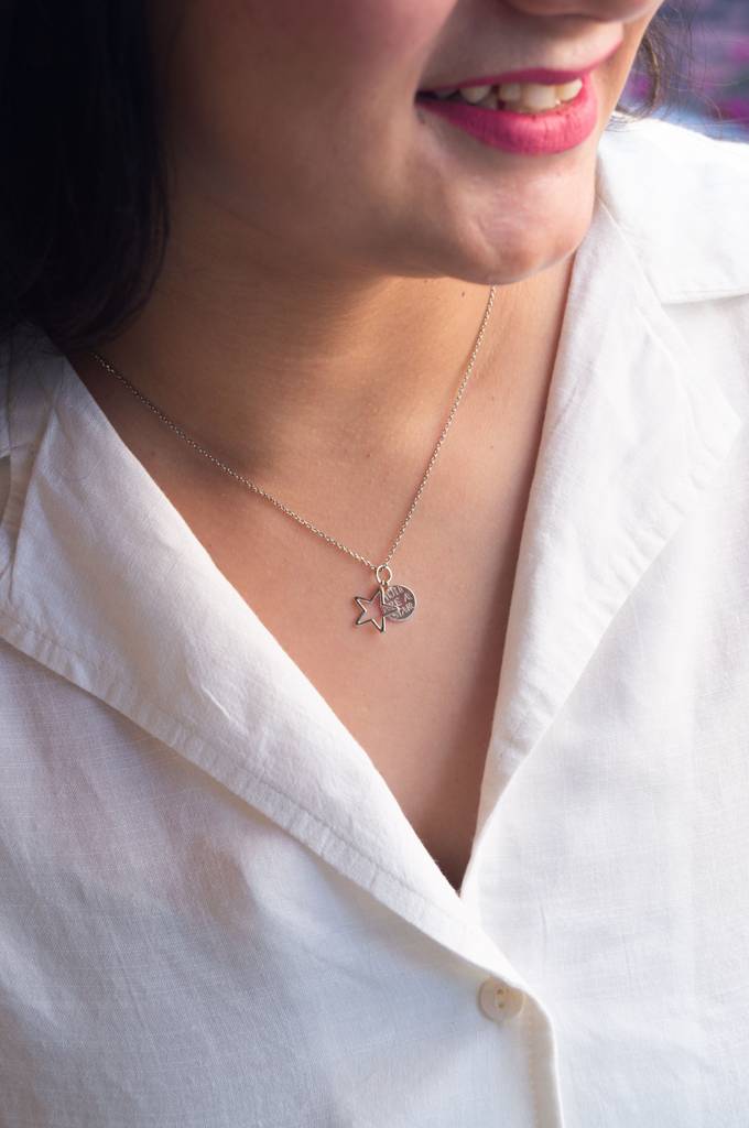 You Are A Star Gold Plated Sterling Silver Charm Pendant With Chain : MPSCPC671D1611