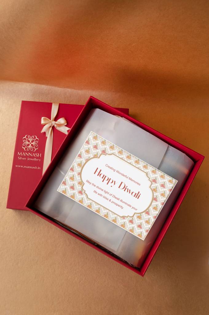 Antique 925 Sterling Silver Charan - Family Wali Diwali Gift Hamper : MPSDHF893D2248