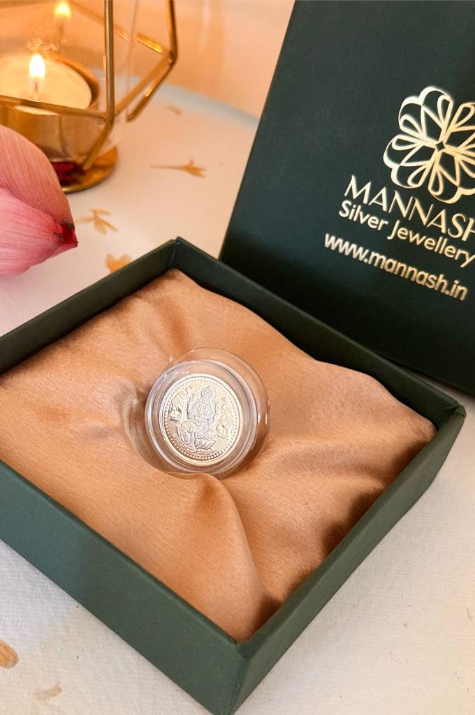 999 Purity Silverlakshmi Coin (5Gm) -Organic Treasure Diwali Gift Hamper : MPSDHH927D2333