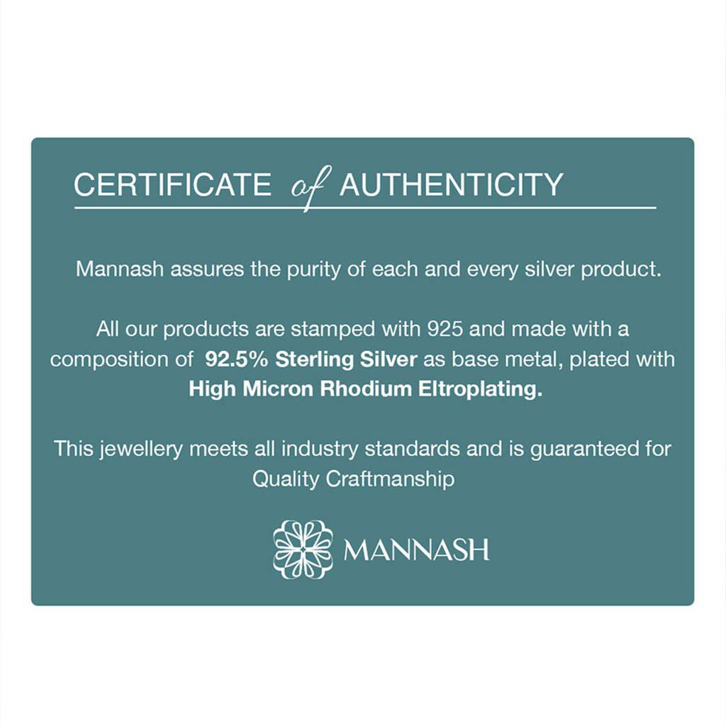 Mannash Simply Love Mini Sterling Silver Stud Earrings : MPSES174D351