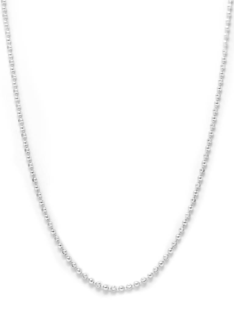 Mannash Sparkling Cutting Balls Sterling Silver Chain : MPSNC579D1373