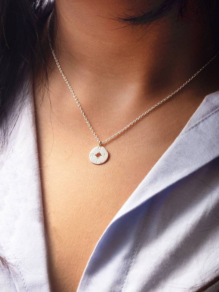 Mannash Ready To Navigate Sterling Silver Pendant Necklace : MPSNCP84D142