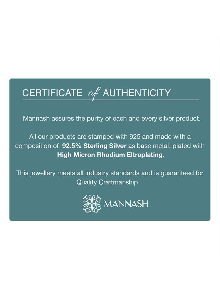 Mannash Maa Sterling Silver Pendant : MPSPC796D1855