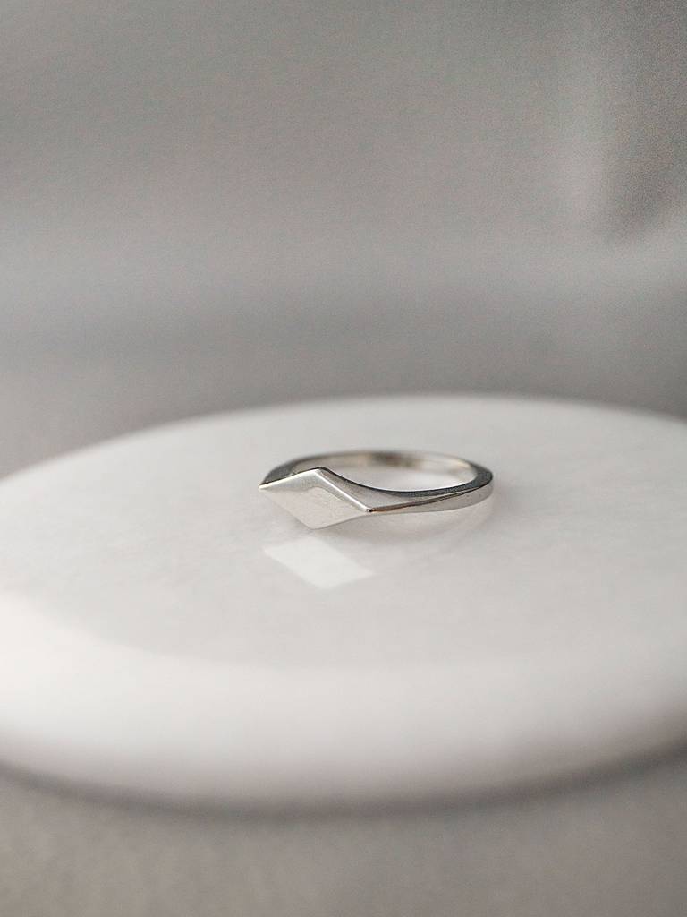 Simplicity Geometric Sterling Silver Ring : MPSRC588D1387