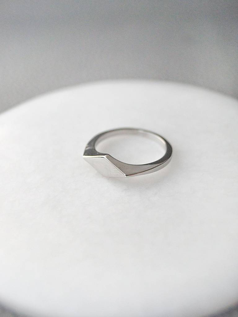 Simplicity Geometric Sterling Silver Ring : MPSRC588D1387