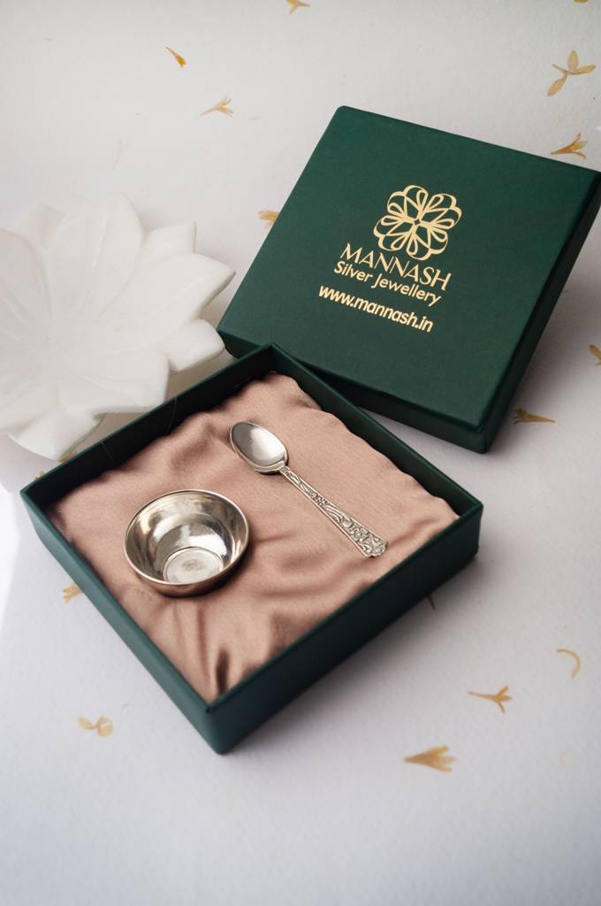 Small 925 Sterling Silver Spoon & Bowl Combo : MPSUBS924D2328