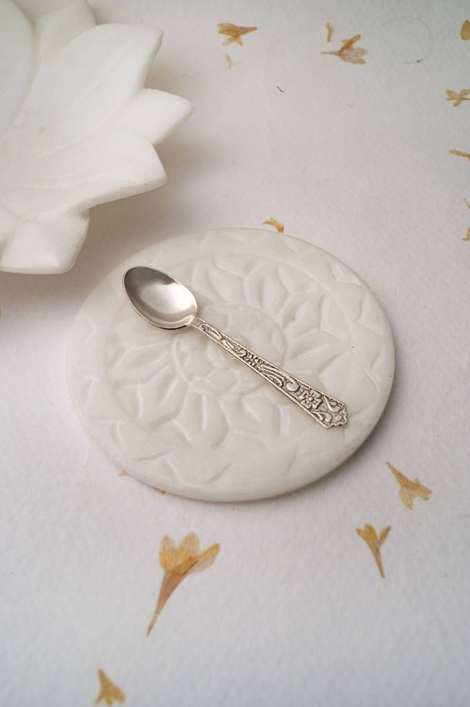 Small 925 Sterling Silver Ornamented Spoon : MPSUS923D2327