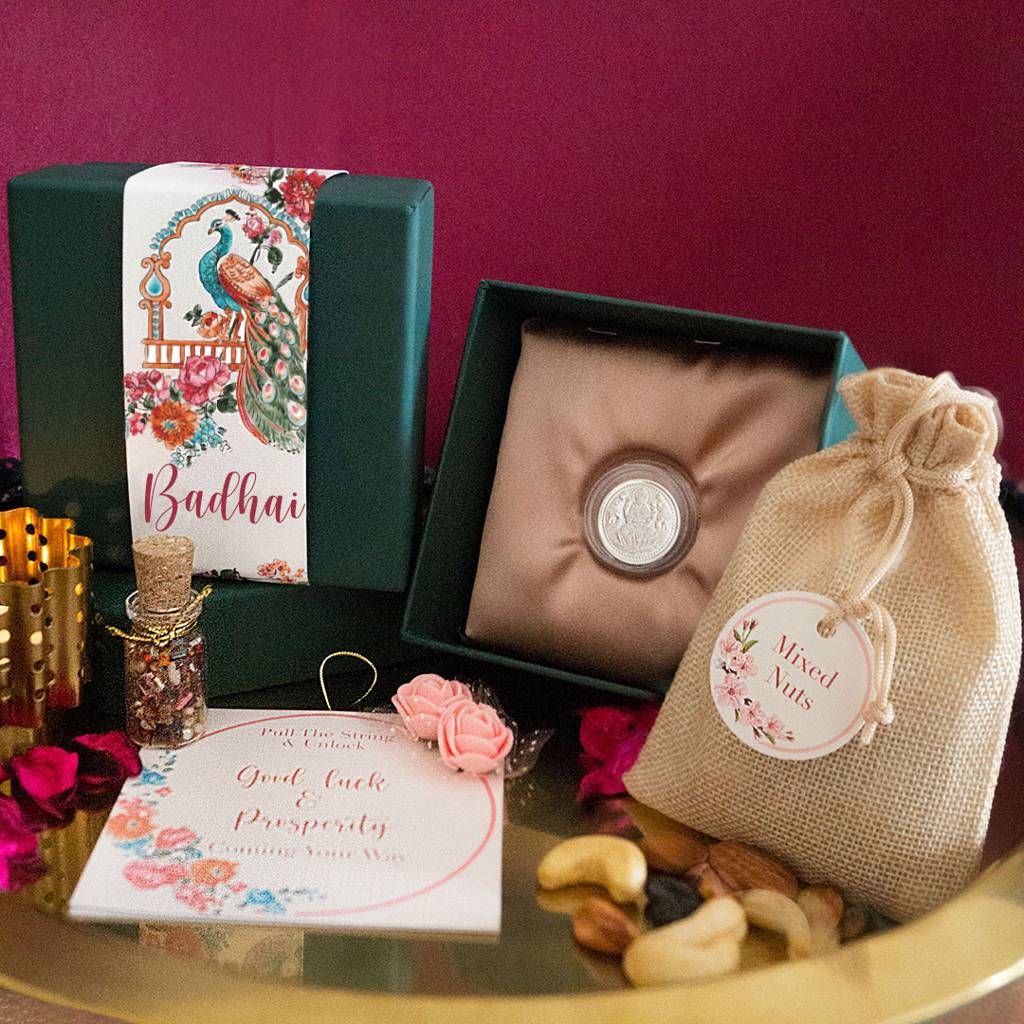 Badhai Ho Wedding Hamper-999 5Gm Lakshmi Coin : MPSWHS911D2285