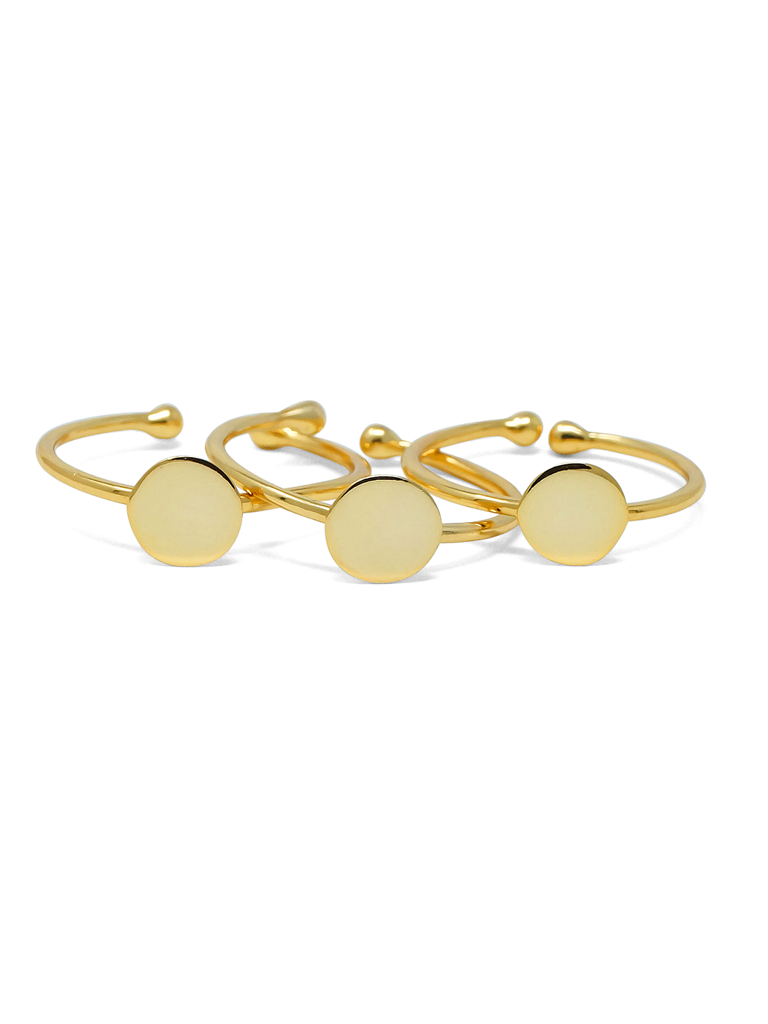 Imperfectly Perfect Sterling Silver Stackable Rings : MPYRS75D123
