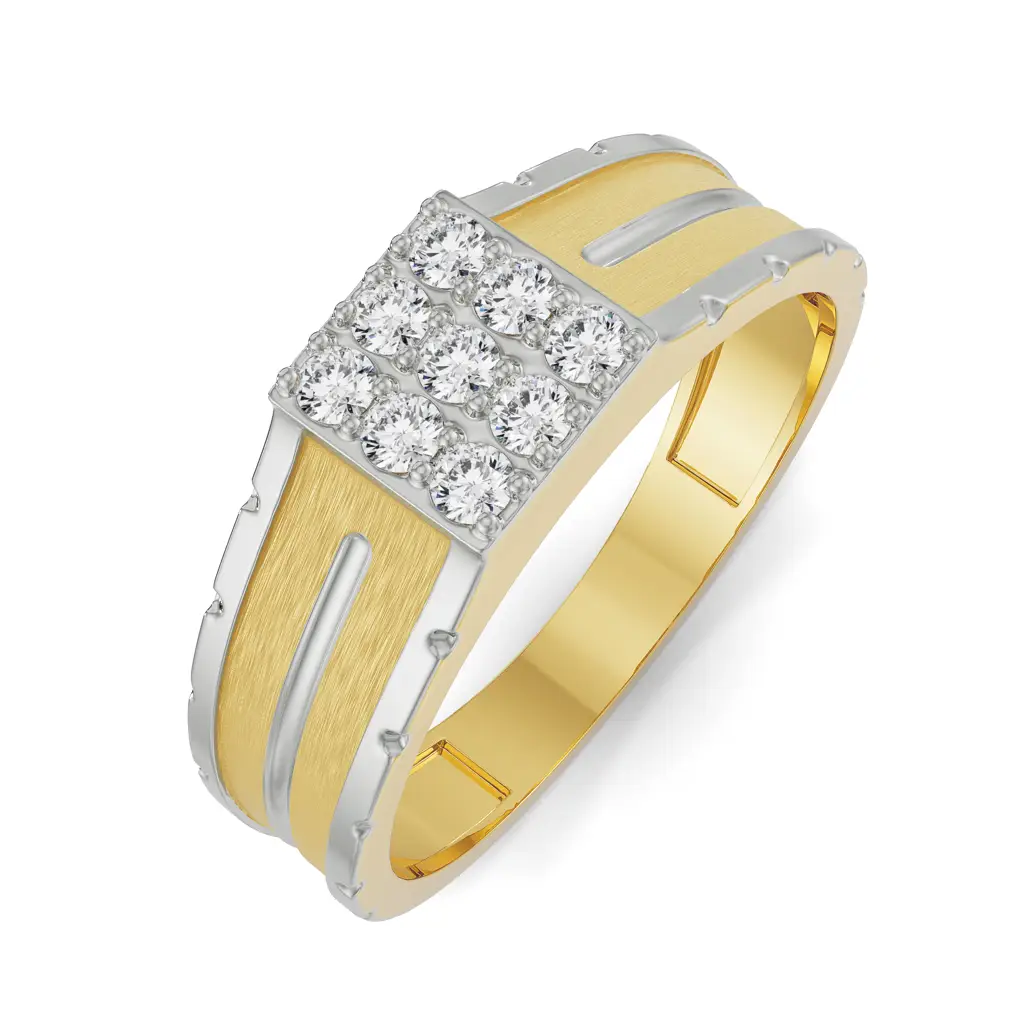 Dewy Quad Diamond Band For Men : MR10