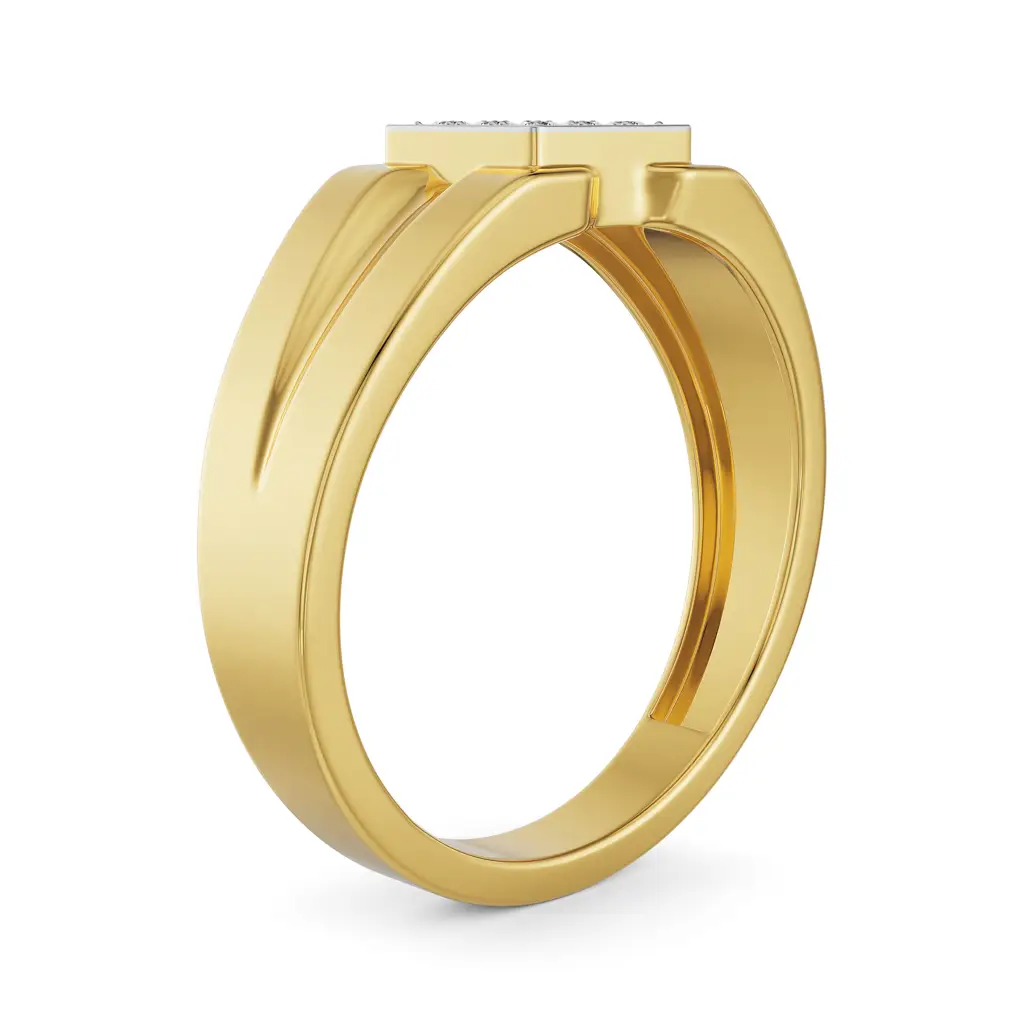 Brushed Diamond Band For Men : MR12