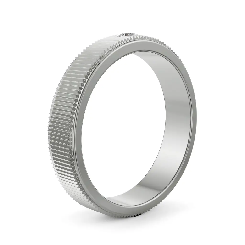 Inlay Round Diamond Band : MR14