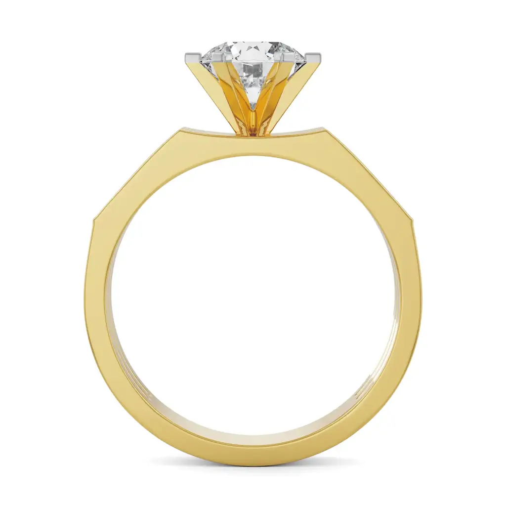 Bold Solitaire Diamond Ring : MR20