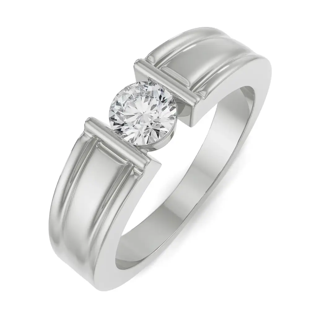 Odra Solitaire Diamond Ring : MR25