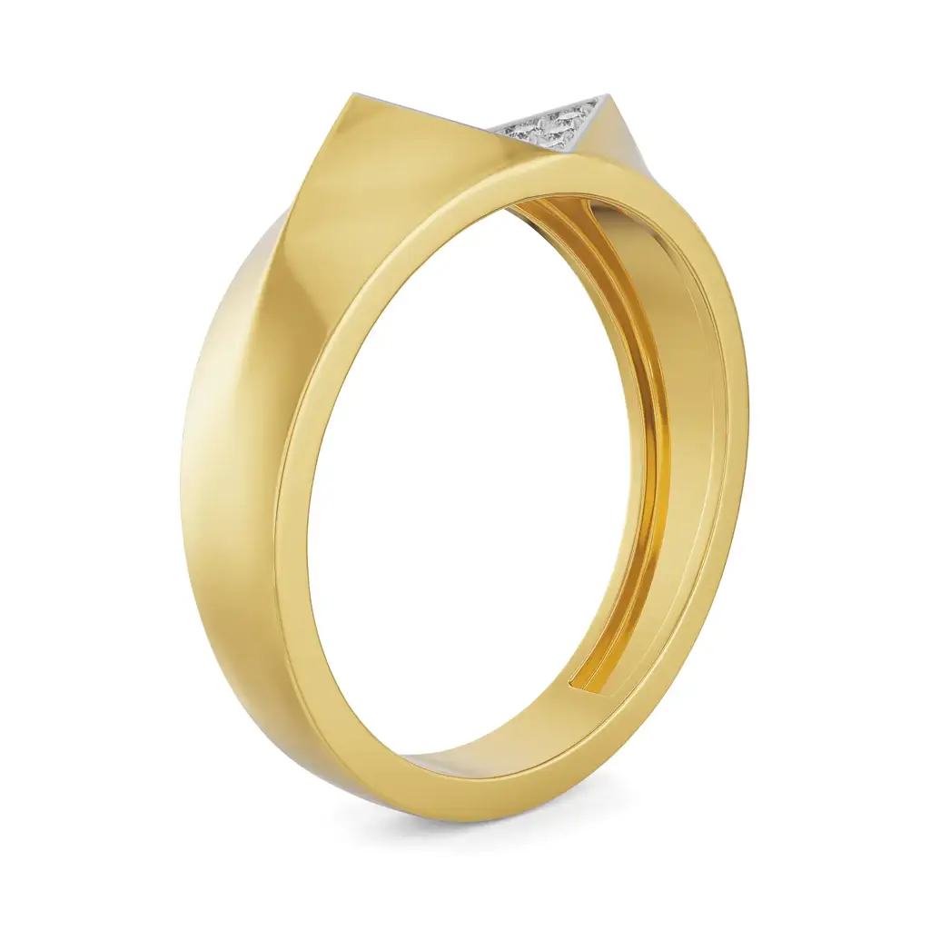 Artisanal Diamond Band For Men : MR31
