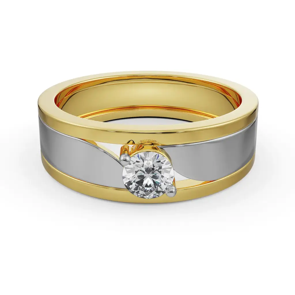 Crimson Diamond Ring For Him : MR34