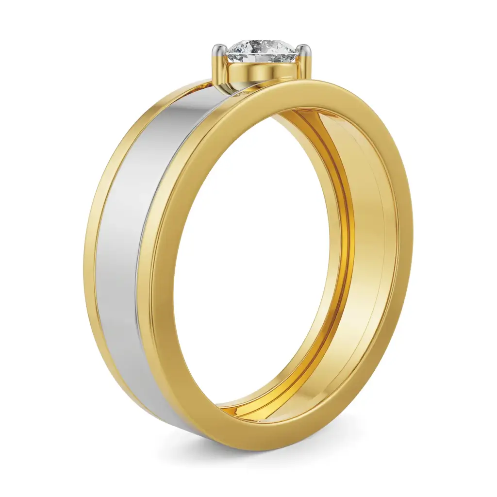 Crimson Diamond Ring For Him : MR34