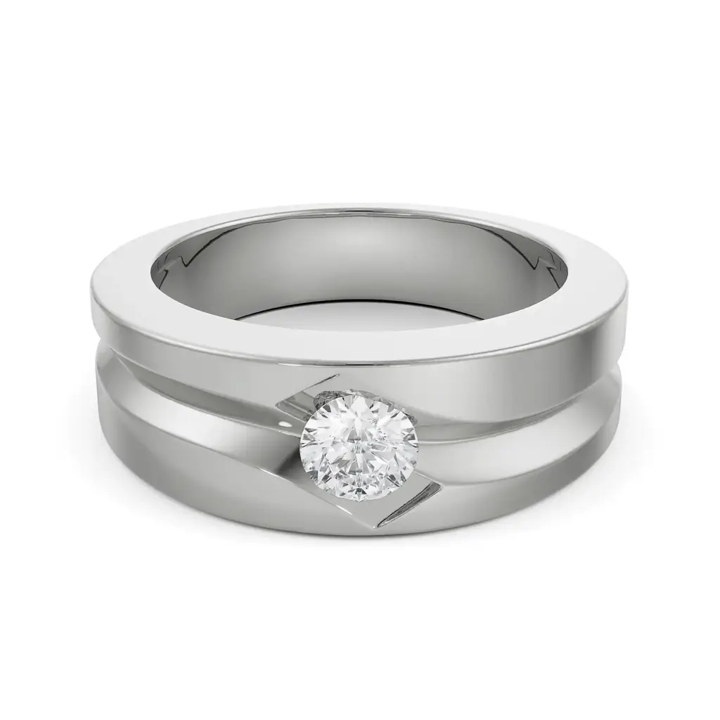 Noel Solitaire Ring For Men : MR37