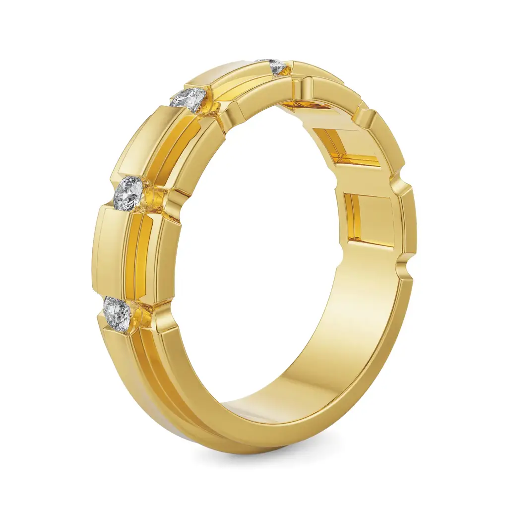 Septet Wedding Band For Men : MR43