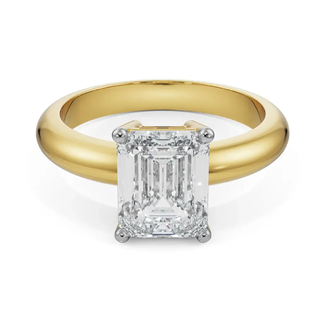 Timeless Emerald Cut Men Diamond Ring : MR52