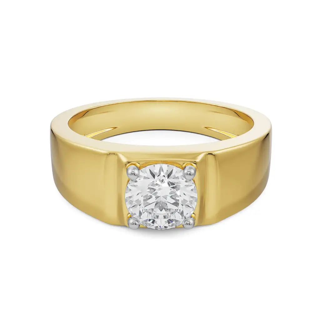 Oliver Round Men'S Diamond Ring : MR68