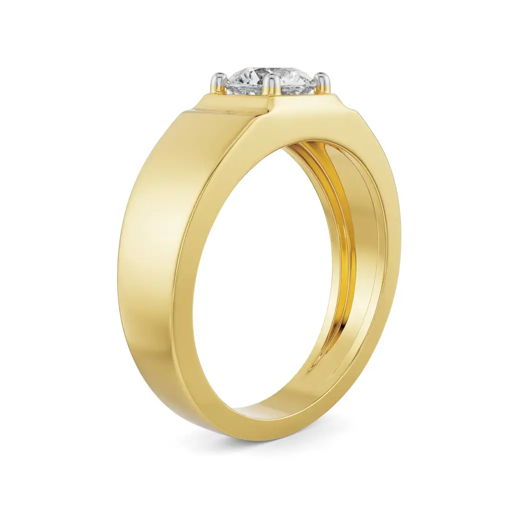 Oliver Round Men'S Diamond Ring : MR68