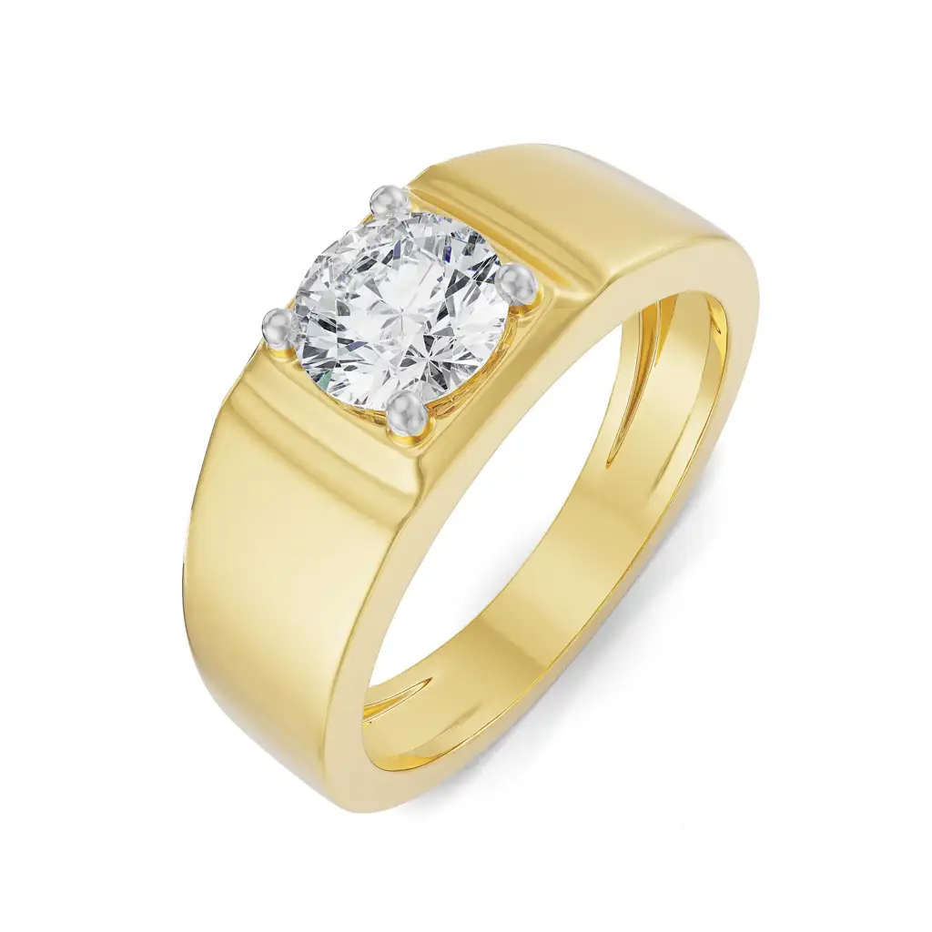 Oliver Round Men'S Diamond Ring : MR68