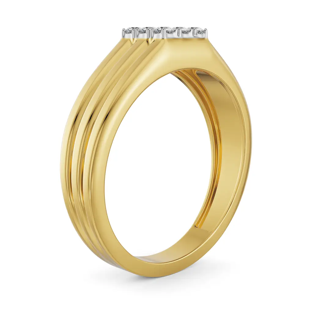Quadret Diamond Band For Men : MR7