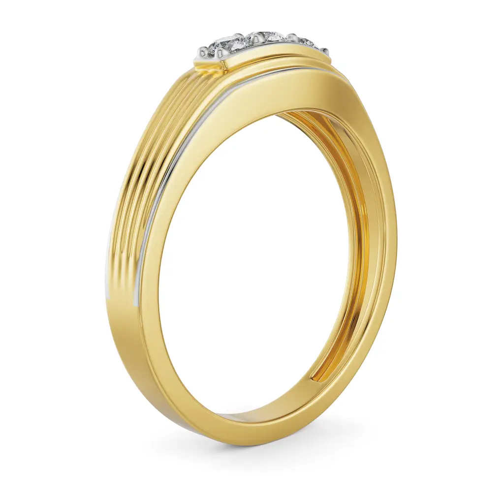 Trio Diamond Band For Men : MR9