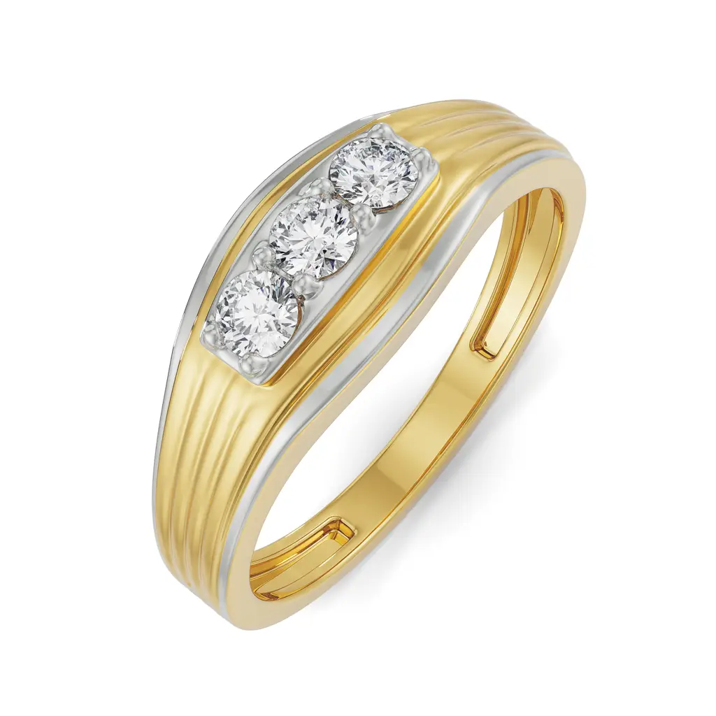 Trio Diamond Band For Men : MR9