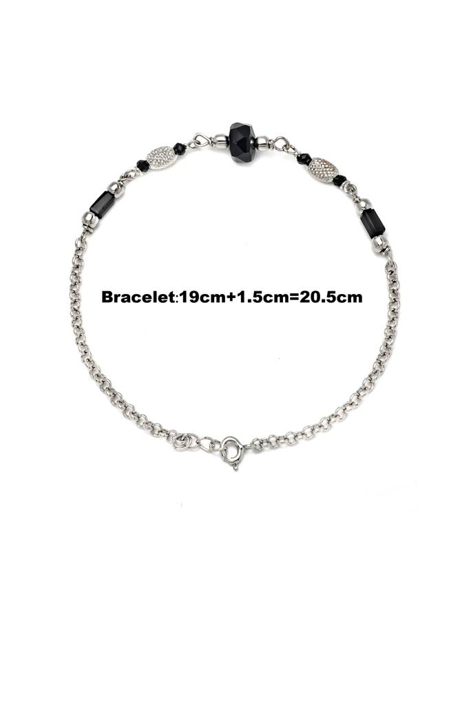 Silberry 925 Sterling Silver Charming Mangalsutra Bracelet : MSB14