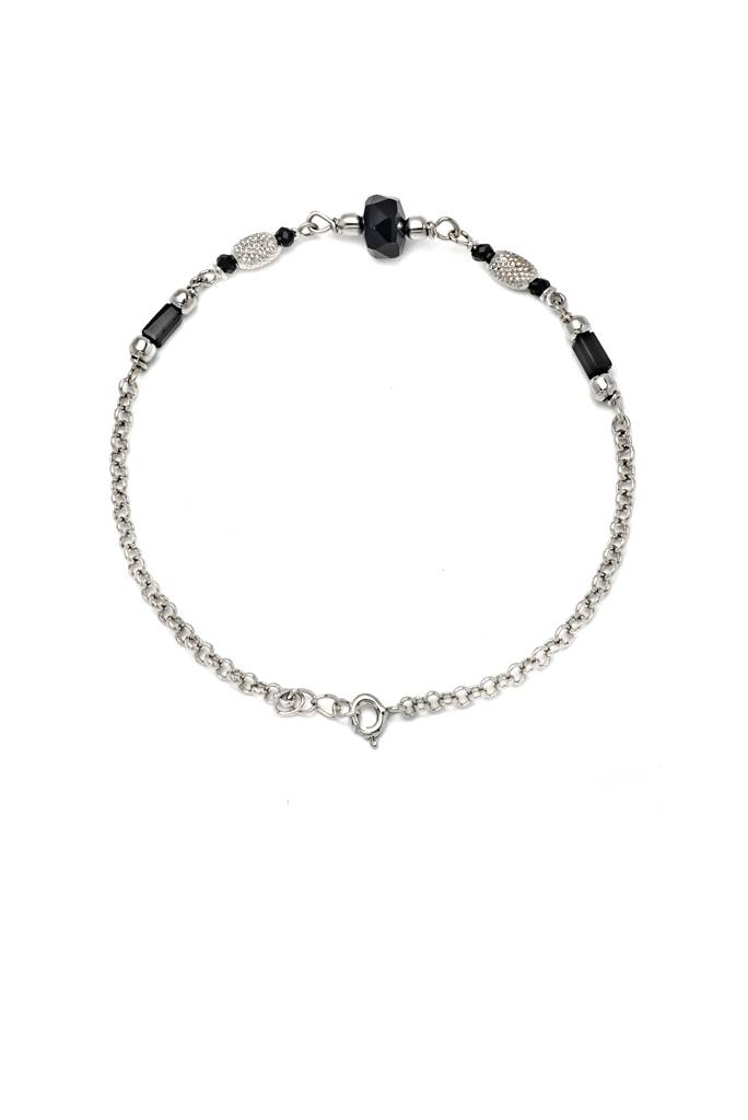 Silberry 925 Sterling Silver Charming Mangalsutra Bracelet : MSB14