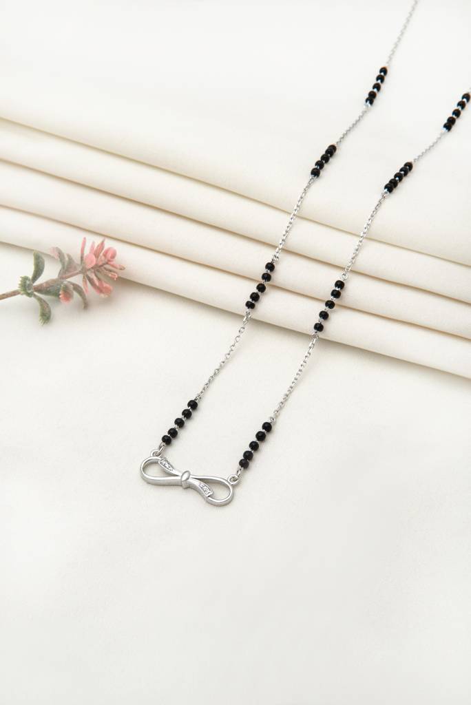 Silberry 925 Sterling Silver Novel Infinity Mangalsutra : MSN14