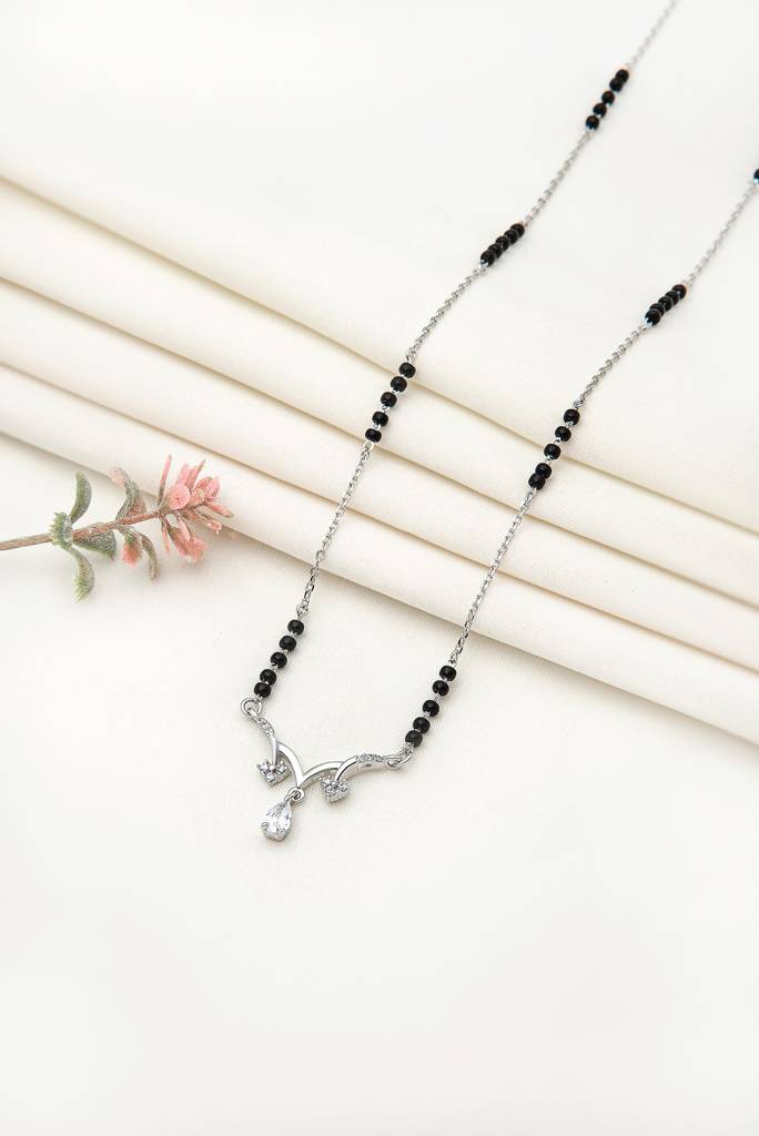 Silberry 925 Sterling Silver Charming Mangalsutra : MSN19