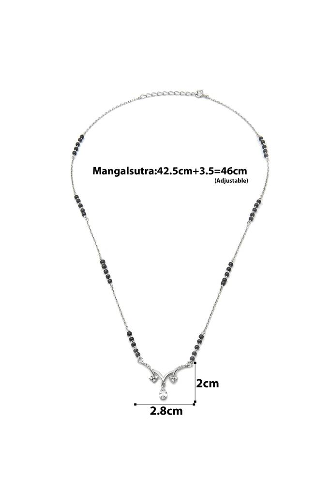 Silberry 925 Sterling Silver Charming Mangalsutra : MSN19