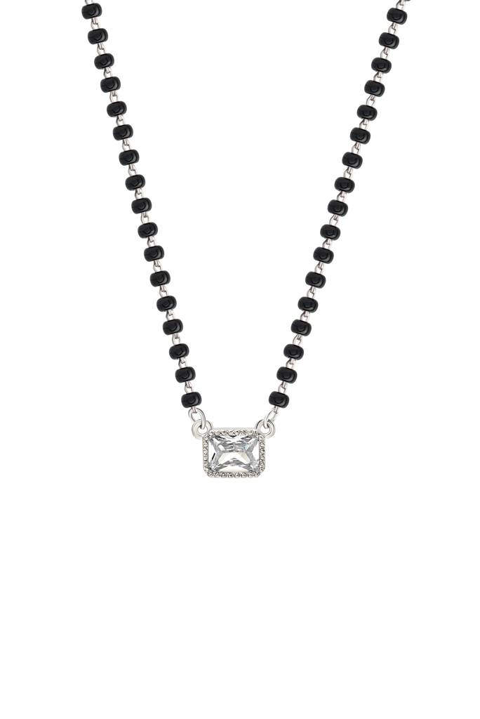 Silberry 925 Sterling Silver Classic Rectangle Mangalsutra : MSN27
