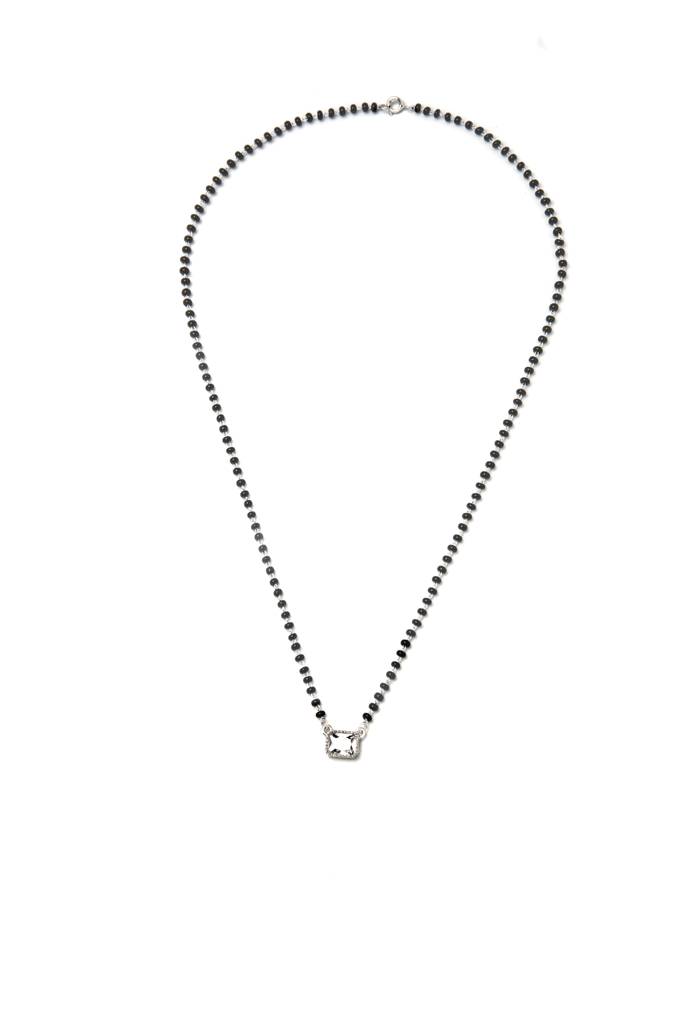 Silberry 925 Sterling Silver Classic Rectangle Mangalsutra : MSN27