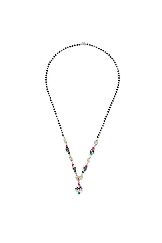 Silberry 925 Sterling Silver Aachal Indian Mangalsutra : MSN28